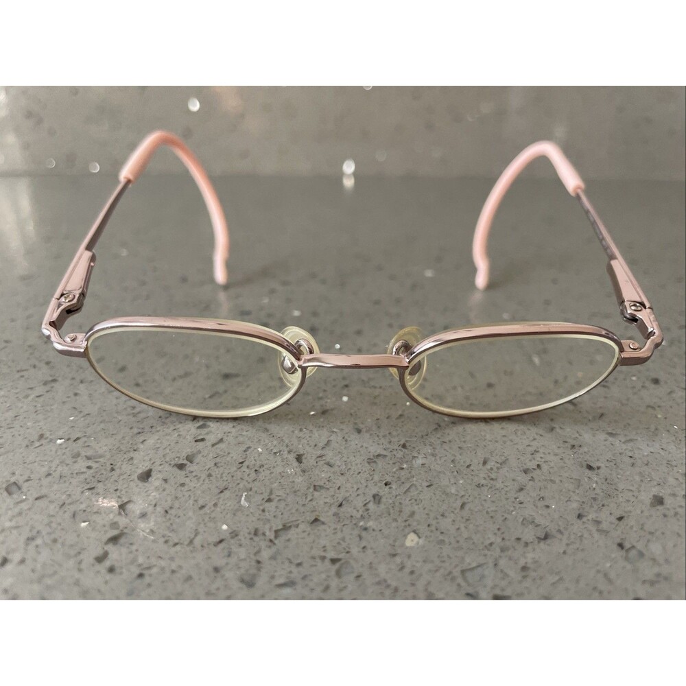 Disney Marchon 86CT 651 Eyeglasses Frames ONLY Kids Full Rim Oval 36-16-130 pink